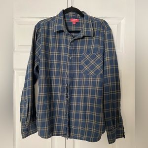 Mens Arizona Jean button down flannel